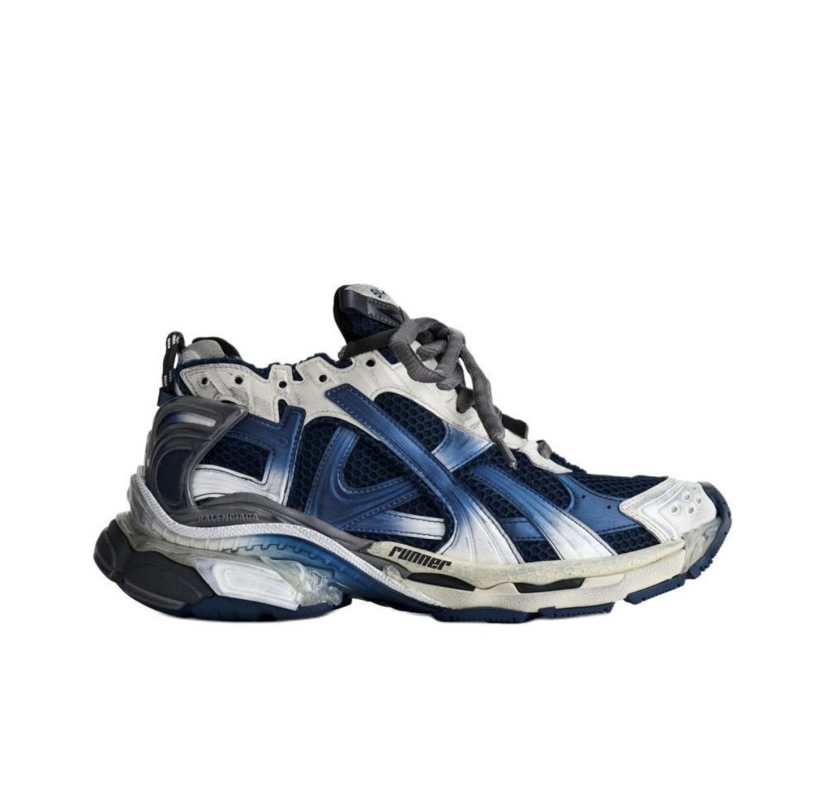 Ba1en*iaga Runner Sneaker 'Gradient -Beige Navy'