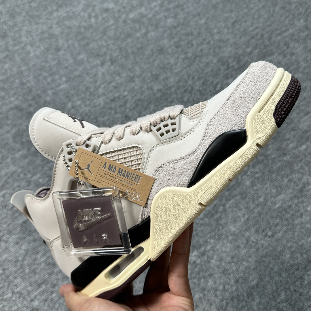 A Ma Maniére x Air Jordan 4 Fossil Stone