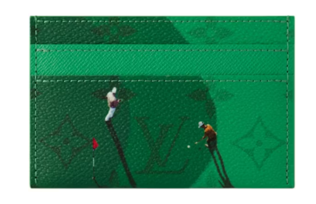 L0vis Vvtt0n Golf Double Card Case Green 2025