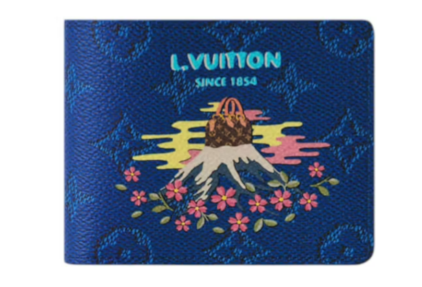 L0vis Vvtt0n x Nigo Slender Wallet Blue 2025