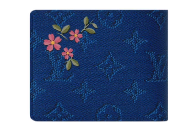 L0vis Vvtt0n x Nigo Slender Wallet Blue 2025