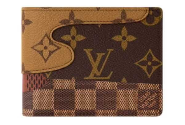 L0vis Vvtt0n X Nigo Slender Wallet Brown 2025