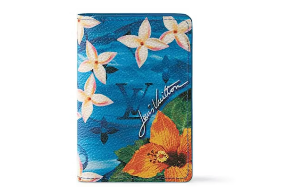 L0vis Vvtt0n Pocket Organizer Monogram Surfin' Bright Blue 2024