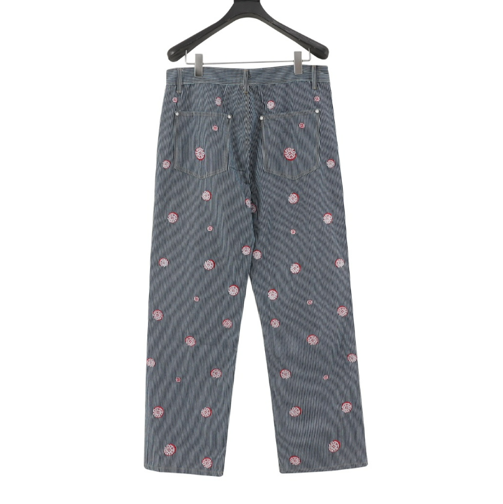 L0vis Vvtt0n Cherry Blossom Denim Pants 2025