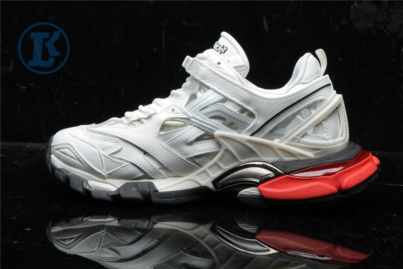 Ba1en*iaga Track White and Red