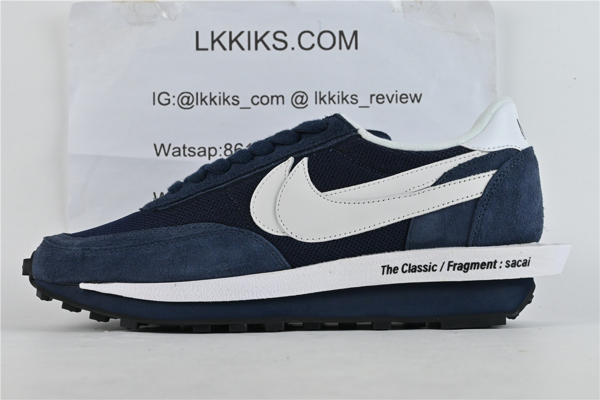 Waffle X Sacai X Fragment Blackened Blue