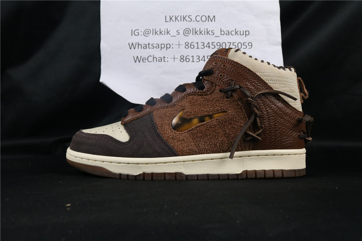Nike Dunk High Bodega Legend Fauna Brown
