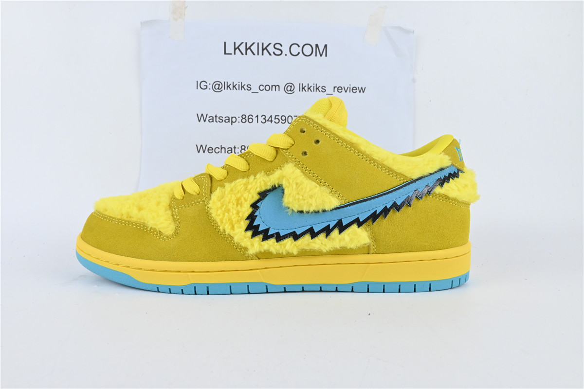 Nike SB Dunk Low Grateful Dead Bears Opti Yellow