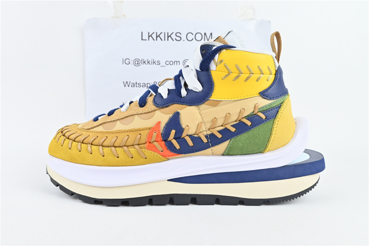 Nike Vaporwaffle sacai Jean Paul Gaultier Sesame Blue