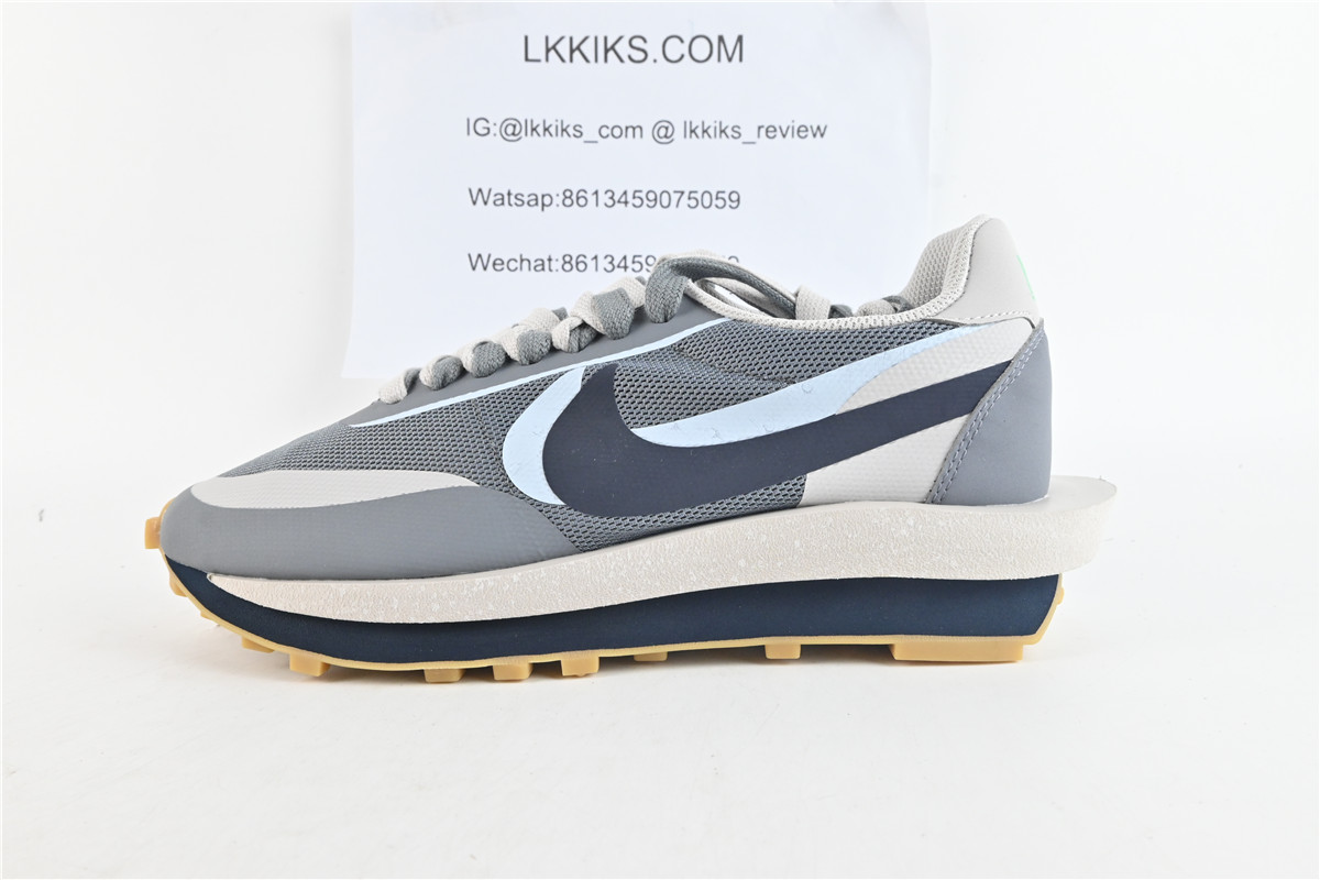 Nike LD Waffle sacai CLOT Kiss of Death 2 Cool Grey