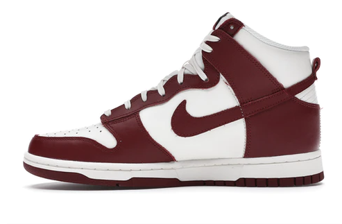 Nike Dunk High Sail Team Red